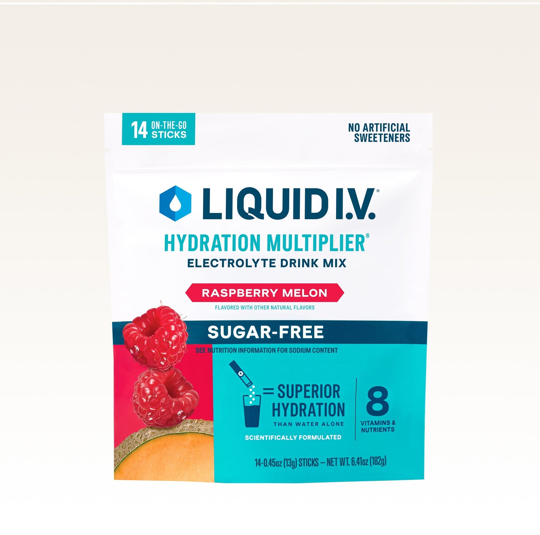 Raspberry Melon Hydration Multiplier® Sugar-Free - Easy Clean Mix