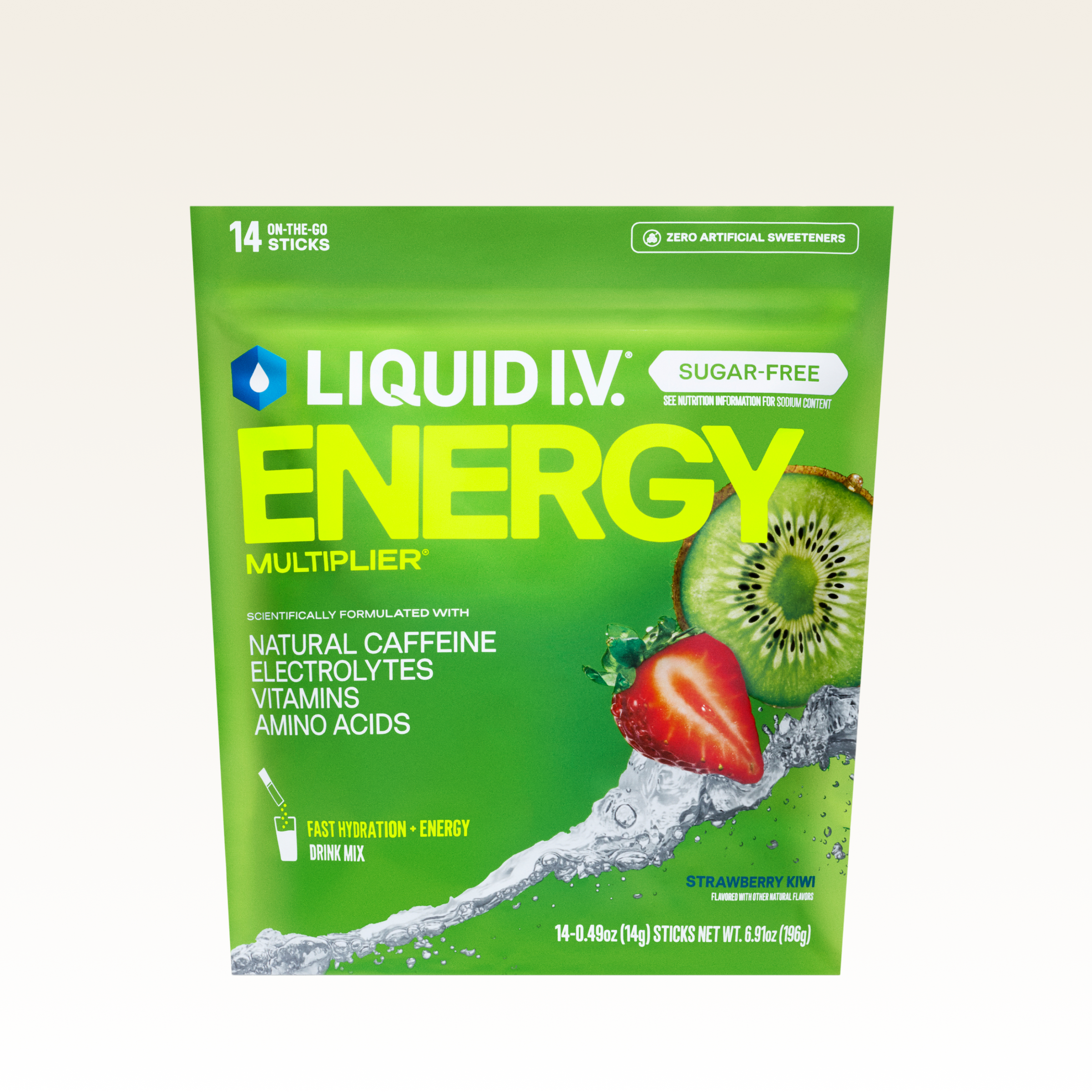Strawberry Kiwi Sugar-Free Energy Multiplier® - Clean Daily Sip